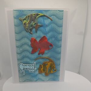 Make a Splash – Vibrant Fish-Themed Greeting Card
